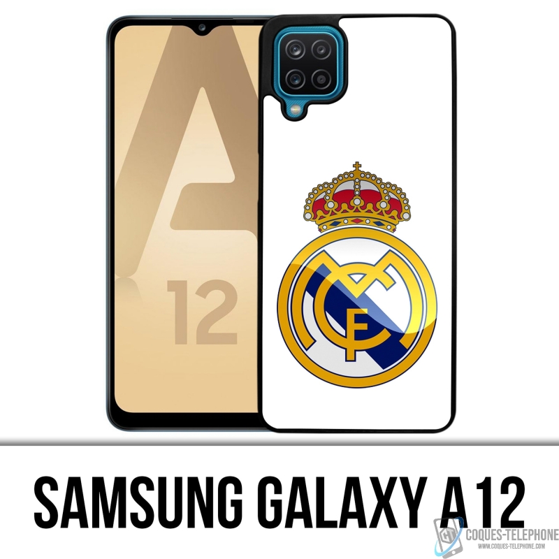 Custodia Samsung Galaxy A12 - Logo Real Madrid