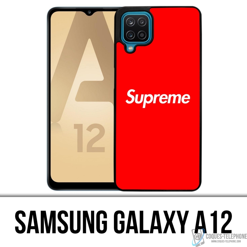 Coque Samsung Galaxy A12 - Logo Supreme
