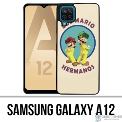 Cover Samsung Galaxy A12 - Los Mario Hermanos