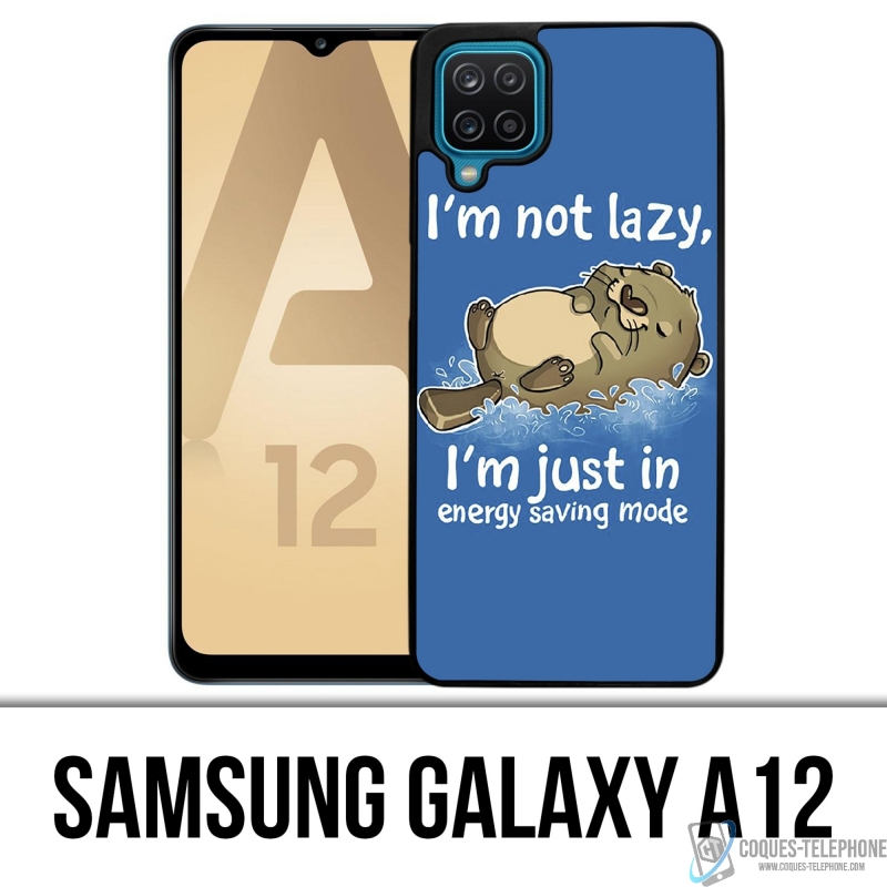 Coque Samsung Galaxy A12 - Loutre Not Lazy