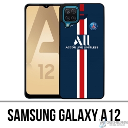 Coque Samsung Galaxy A12 - Maillot PSG Football 2020