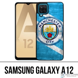 Coque Samsung Galaxy A12 - Manchester Football Grunge