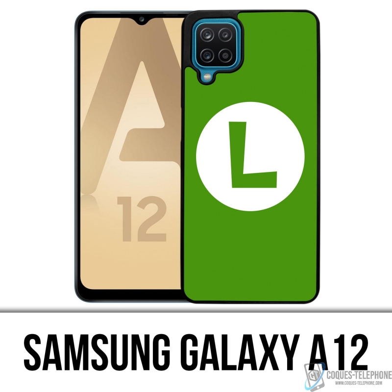 Funda Samsung Galaxy A12 - Mario Logo Luigi