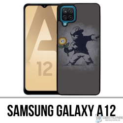 Funda Samsung Galaxy A12 - Etiqueta de Mario