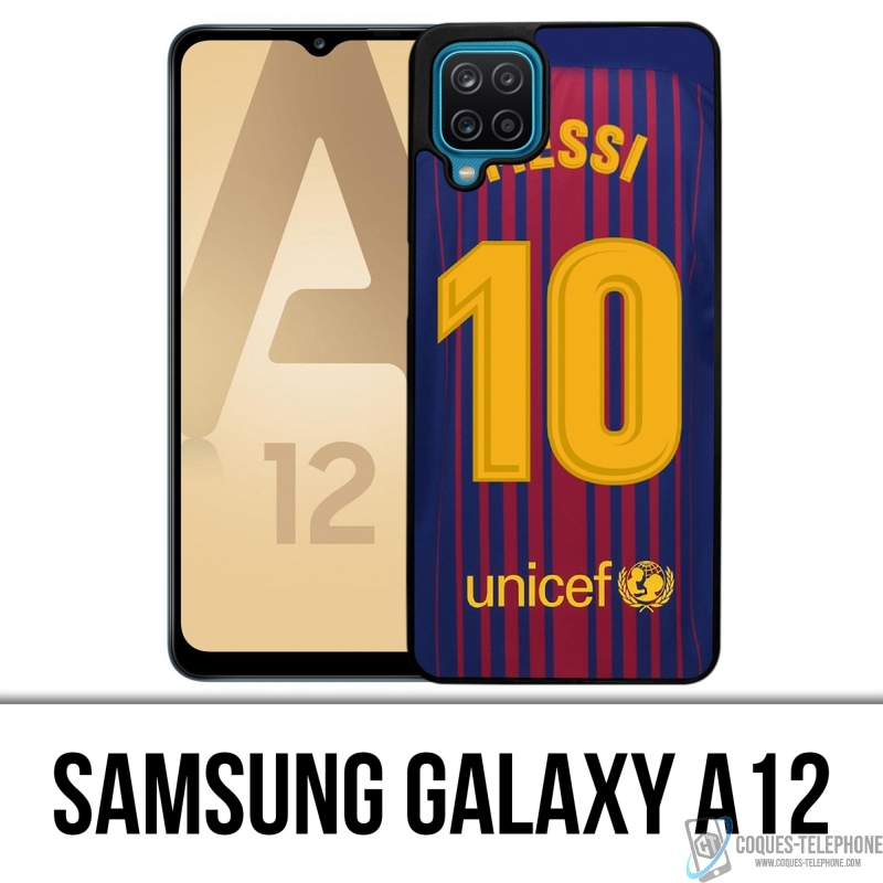 Coque Samsung Galaxy A12 - Messi Barcelone 10
