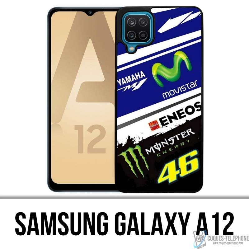 Coque Samsung Galaxy A12 - Motogp M1 Rossi 46