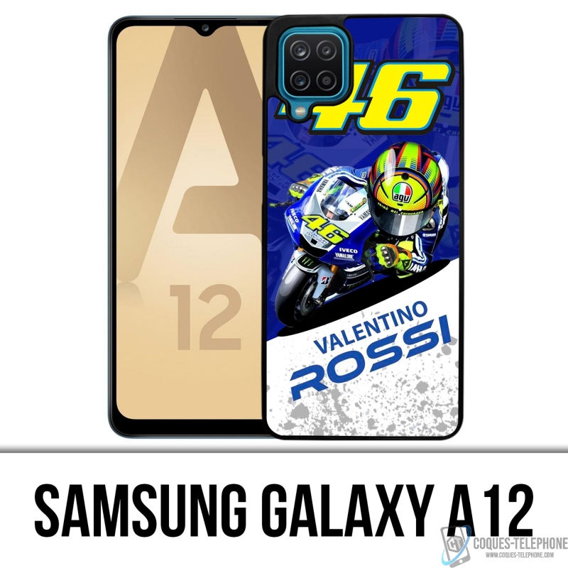Coque Samsung Galaxy A12 - Motogp Rossi Cartoon