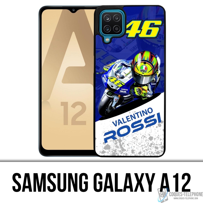 Funda Samsung Galaxy A12 - Motogp Rossi Cartoon 2