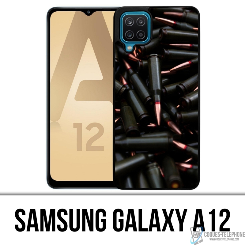 Custodia per Samsung Galaxy A12 - Nero munizioni