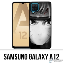 Funda Samsung Galaxy A12 - Naruto Blanco y Negro