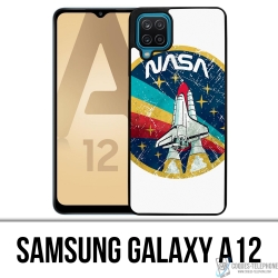 Coque Samsung Galaxy A12 - Nasa Badge Fusée