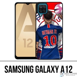 Cover Samsung Galaxy A12 - Neymar Psg Cartoon