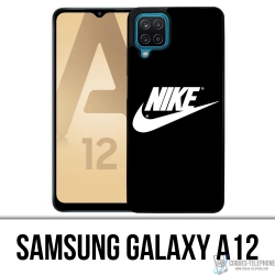 Coque Samsung Galaxy A12 - Nike Logo Noir