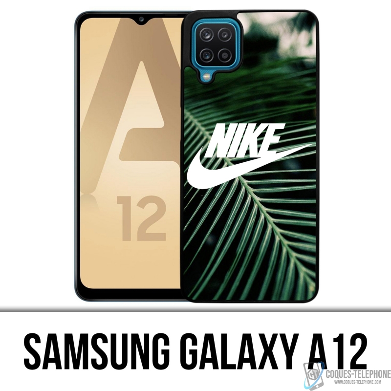 Coque Samsung Galaxy A12 - Nike Logo Palmier