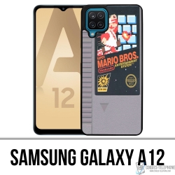 Coque Samsung Galaxy A12 - Nintendo Nes Cartouche Mario Bros