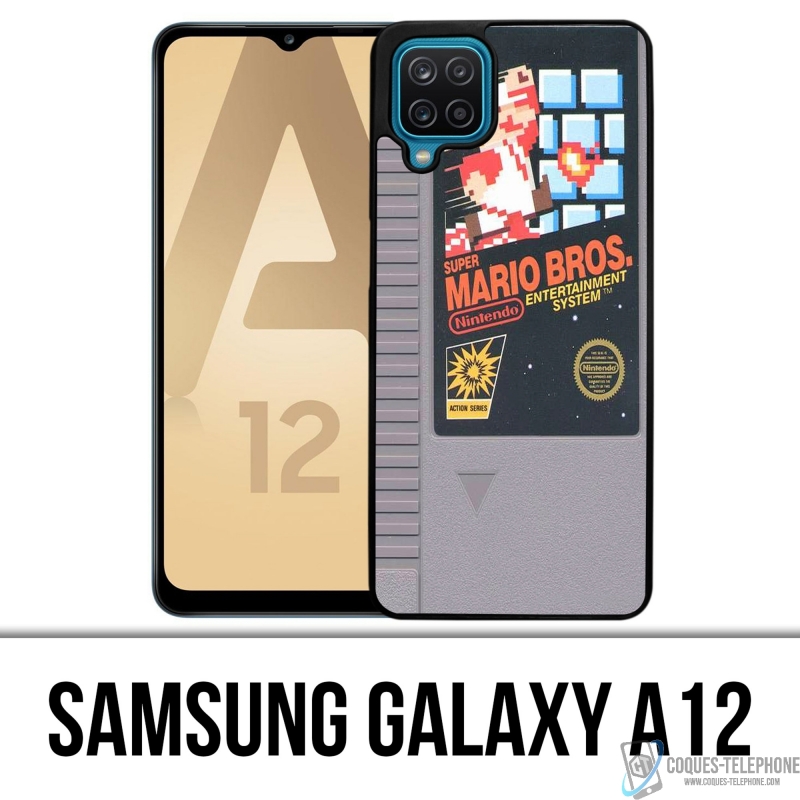 Samsung Galaxy A12 Case - Nintendo Nes Mario Bros Cartridge