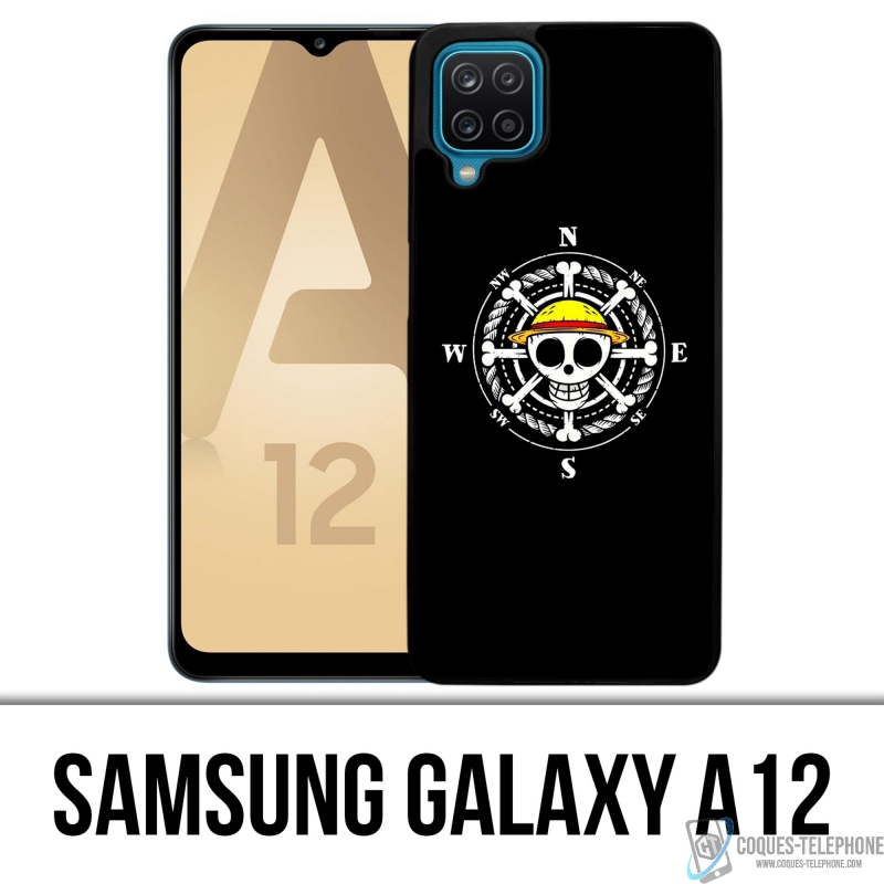 Coque Samsung Galaxy A12 - One Piece Logo Boussole