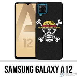 Funda Samsung Galaxy A12 - Nombre del logotipo de una pieza