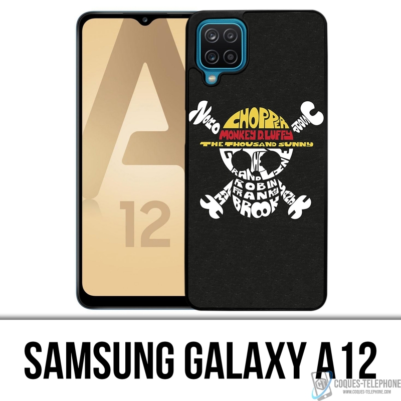 Coque Samsung Galaxy A12 - One Piece Logo Nom