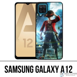Samsung Galaxy A12 Case - One Piece Ruffy Jump Force