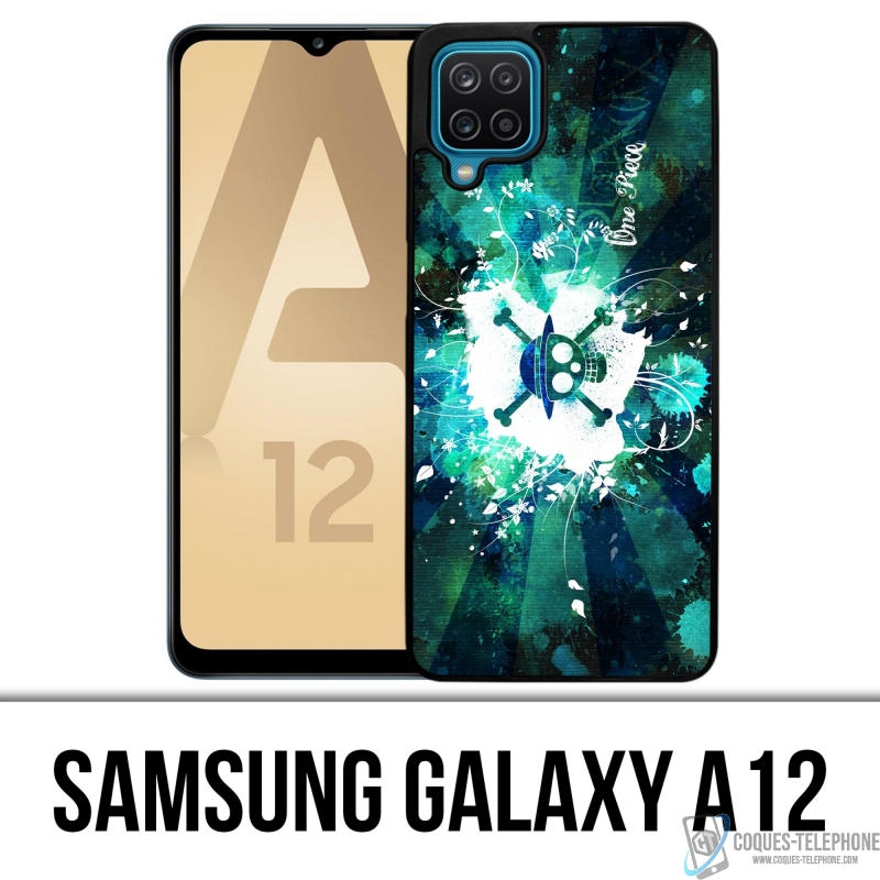 Samsung Galaxy A12 Case - One Piece Neongrün