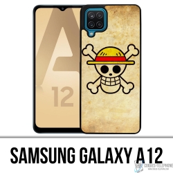 Cover Samsung Galaxy A12 - Logo vintage One Piece