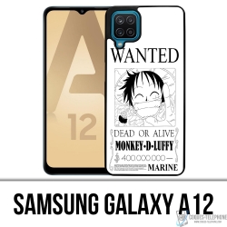 Coque Samsung Galaxy A12 - One Piece Wanted Luffy