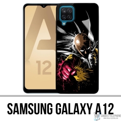 Samsung Galaxy A12 case - One Punch Man Splash