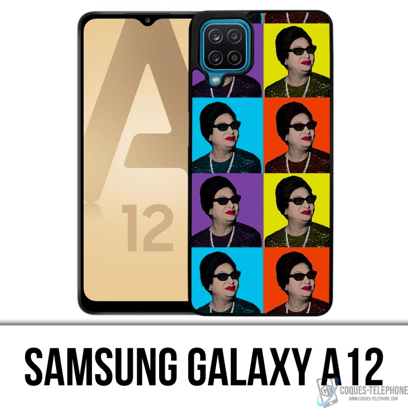 Coque Samsung Galaxy A12 - Oum Kalthoum Colors