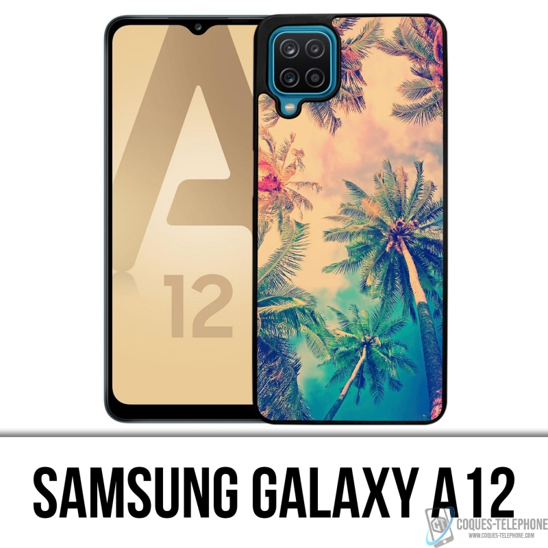 Coque Samsung Galaxy A12 - Palmiers
