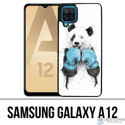 Coque Samsung Galaxy A12 - Panda Boxe
