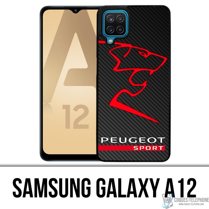 Coque Samsung Galaxy A12 - Peugeot Sport Logo