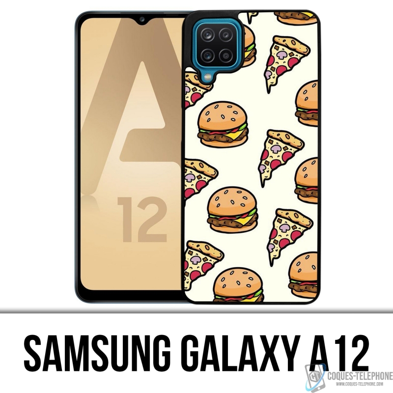 Coque Samsung Galaxy A12 - Pizza Burger