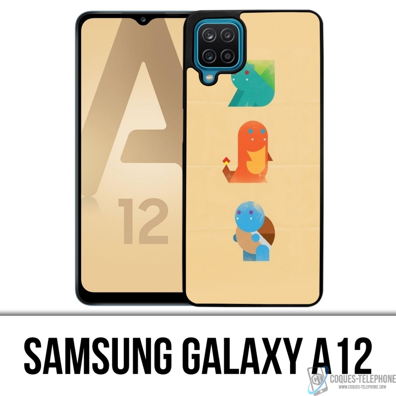 Funda Samsung Galaxy A12 - Pokemon abstracto