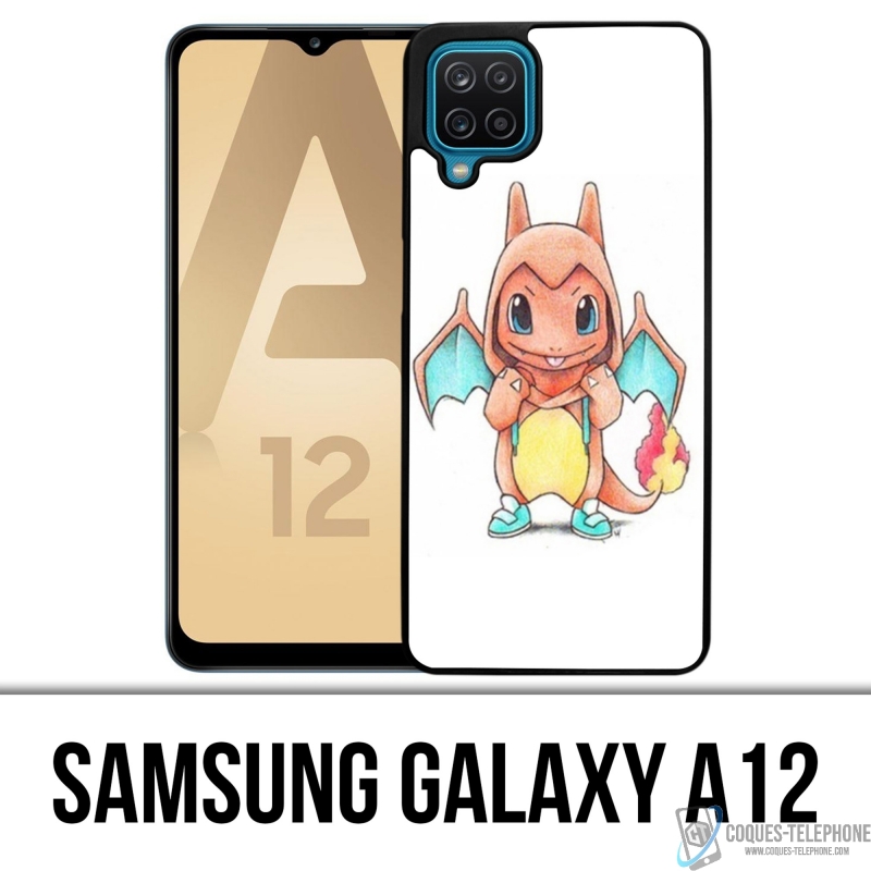 Coque Samsung Galaxy A12 - Pokemon Bébé Salameche