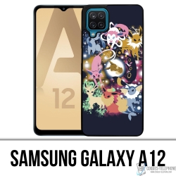 Coque Samsung Galaxy A12 - Pokémon Évoli Évolutions