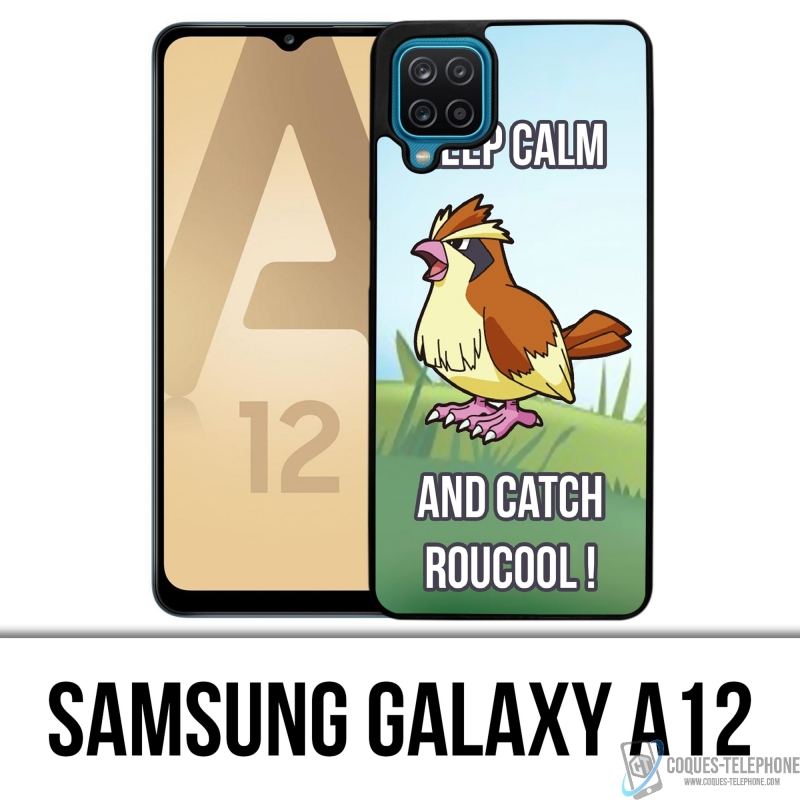 Coque Samsung Galaxy A12 - Pokémon Go Catch Roucool