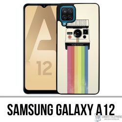 Coque Samsung Galaxy A12 - Polaroid Arc En Ciel Rainbow
