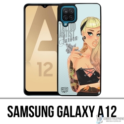 Cover Samsung Galaxy A12 - Principessa Aurora Artista