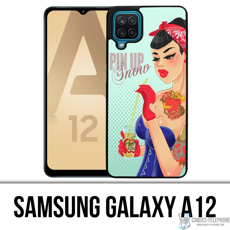 Coque Samsung Galaxy A12 - Princesse Disney Blanche Neige Pinup