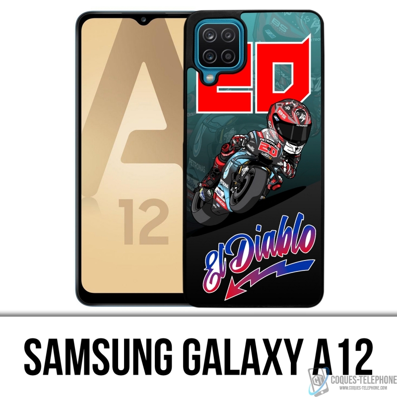 Samsung Galaxy A12 Case - Quartararo Cartoon