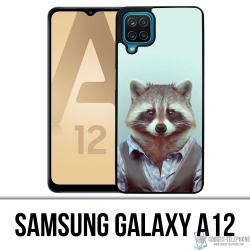 Samsung Galaxy A12 Case - Waschbär Kostüm