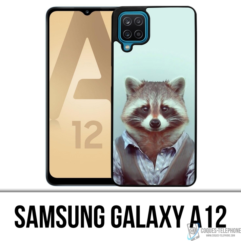 Coque Samsung Galaxy A12 - Raton Laveur Costume