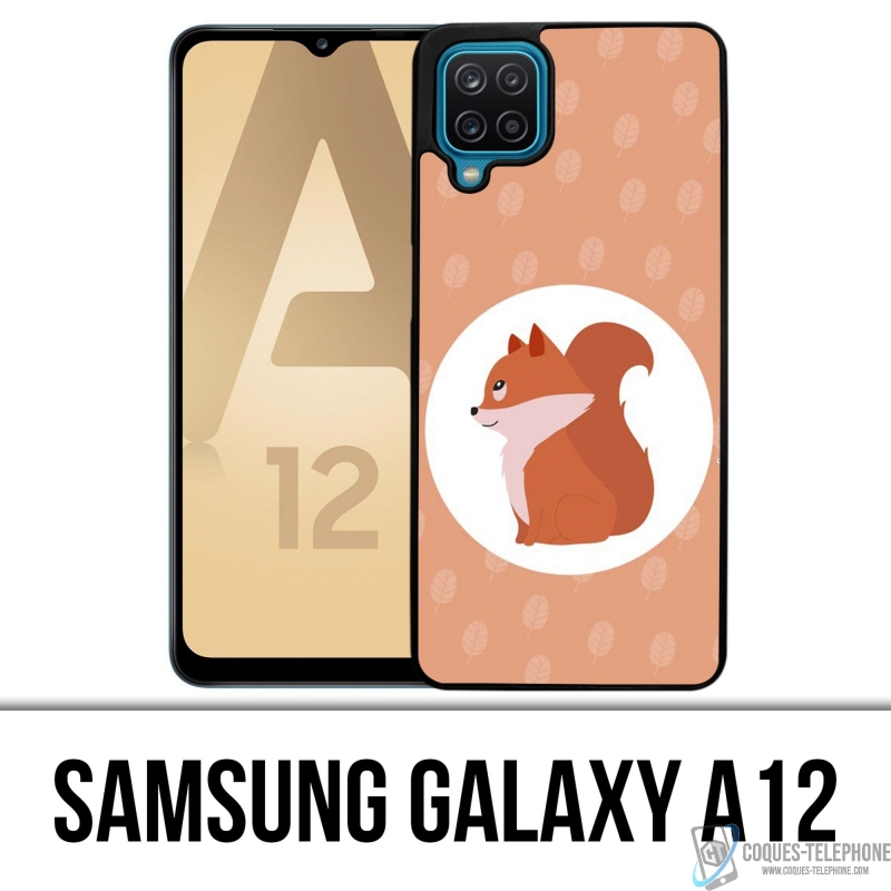 Coque Samsung Galaxy A12 - Renard Roux