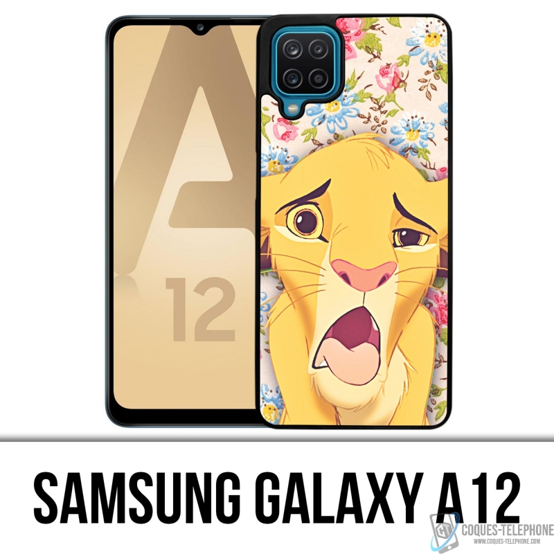 Coque Samsung Galaxy A12 - Roi Lion Simba Grimace