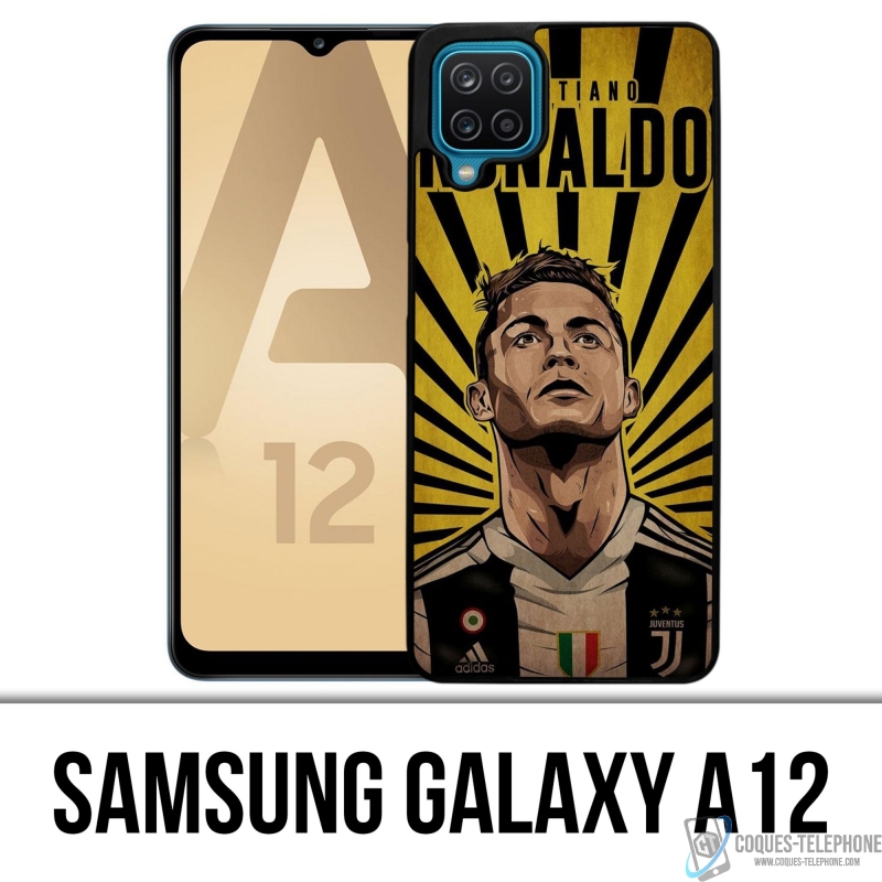 Cover Samsung Galaxy A12 - Poster Ronaldo Juventus