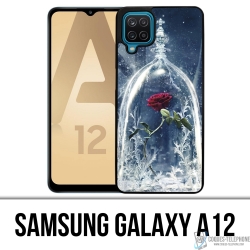 Funda Samsung Galaxy A12 - La Bella y la Bestia Rosa