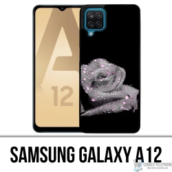 Custodia per Samsung Galaxy A12 - Gocce rosa