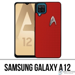 Custodia per Samsung Galaxy A12 - Star Trek Rossa