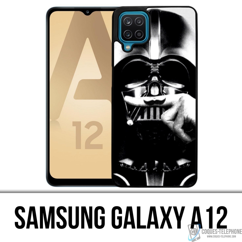 Coque Samsung Galaxy A12 - Star Wars Dark Vador Moustache